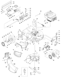 Part Location Diagram of 682-9021A-0665 MTD Caster Assembly L.H.